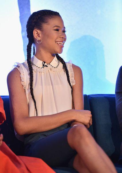 'A Wrinkle In Time' Press Conference: Rowan Blanchard,  Ava DuVernay,  Storm Reid Red Carpet Fashion,  Oprah Winfrey,  Levi Miller,  Reese Witherspoon,  Mindy Kaling  