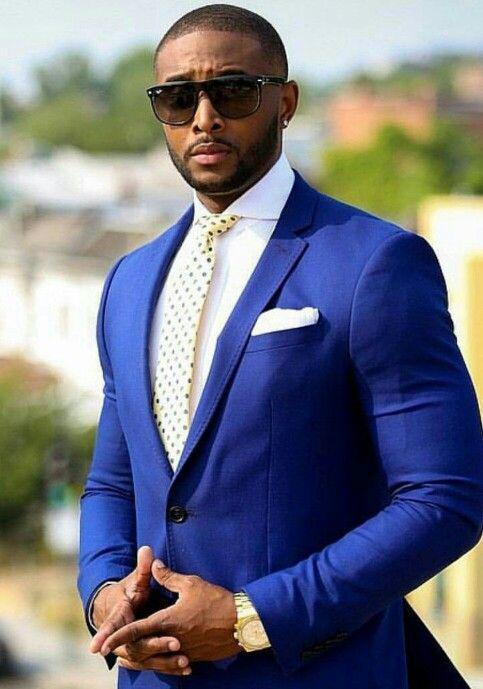 Royal Blue Suit. men suit royal blue on Stylevore