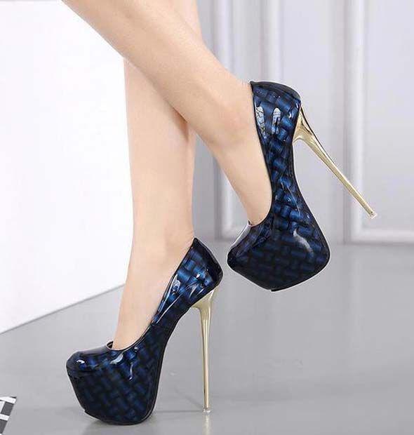 High Heels Bright Pumps Casual Female Round Toe Platform: High-Heeled Shoe,  Court shoe,  Stiletto heel,  High Heel Ideas,  Best Stilettos Ideas,  shoes  