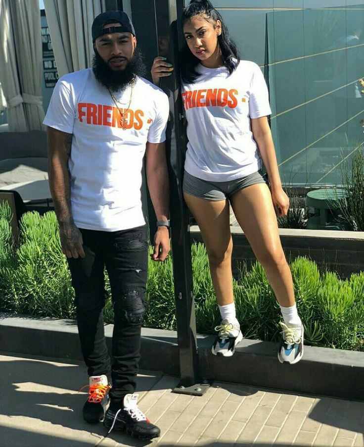 Matching T- Shirts And Dresses For Couples: Matching Outfits,  Chris Brown,  Queen Naija  