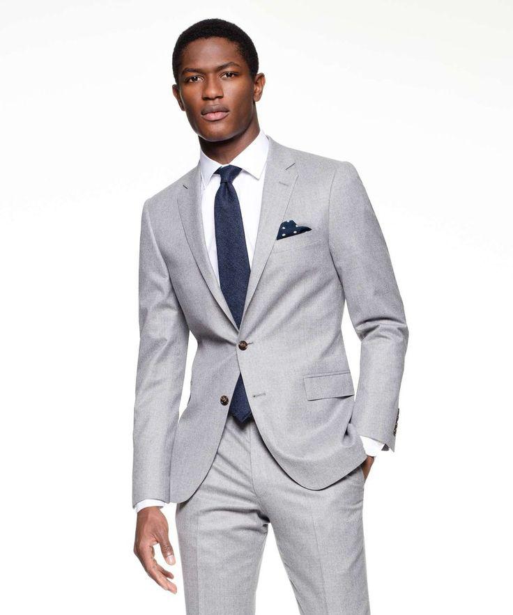 Traje de novio. Light grey suit. Made In The USA Sutton