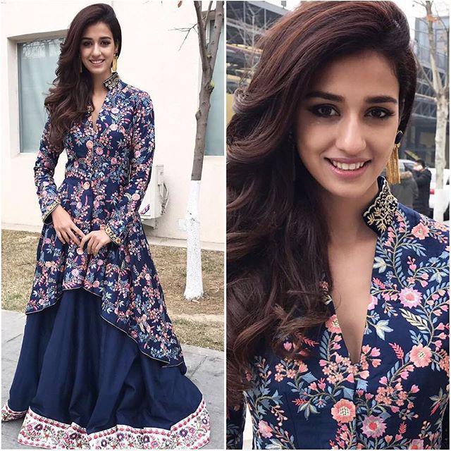 Modest lahnga style: Disha Patani  