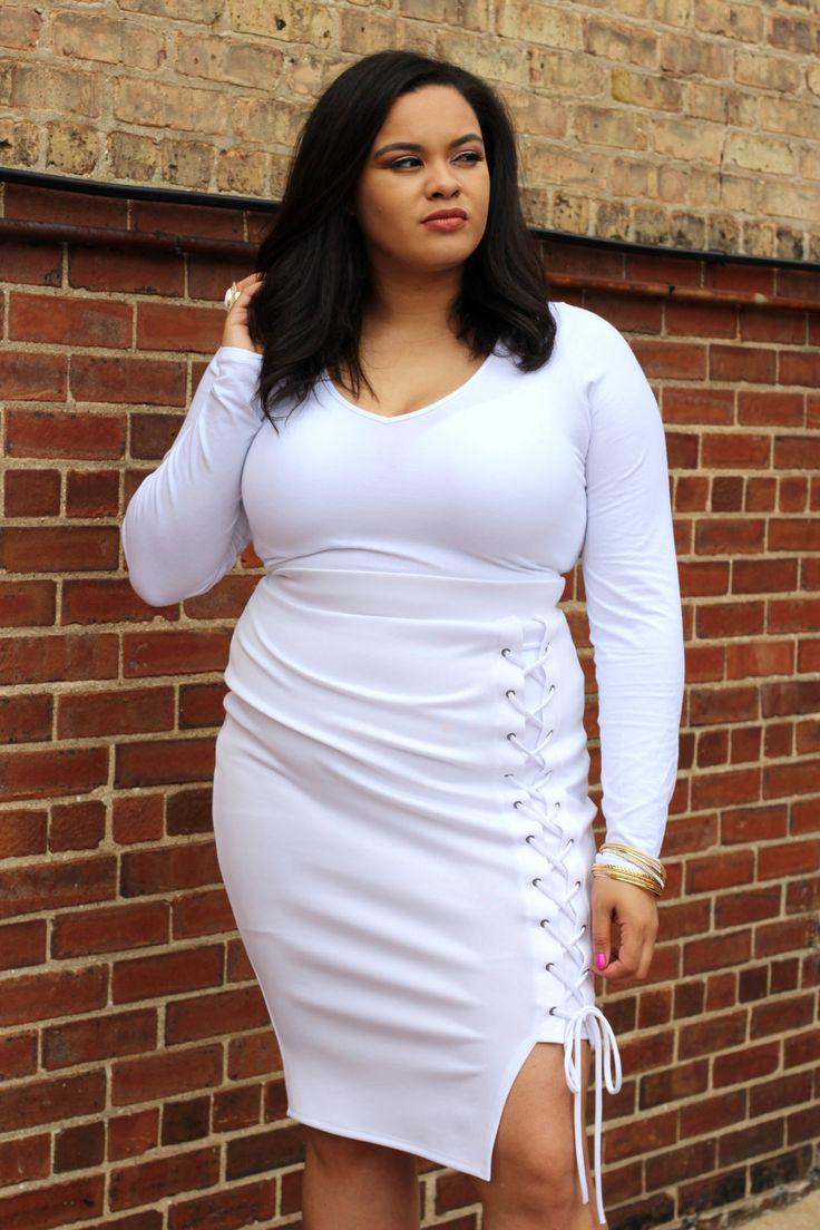 Plus Size Fashion for Women: Plus size outfit,  Plus-Size Model,  Clothing Ideas,  Chubby Girl attire  