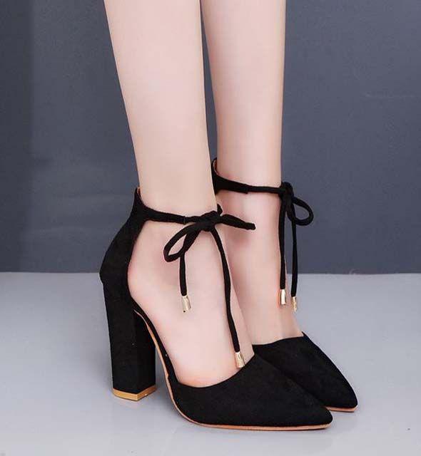 SUEDE OPEN TOE. Pointed Tow High Heels Ankle Lace UP: High-Heeled Shoe,  Court shoe,  High Heel Ideas,  Best Stilettos Ideas,  Peep-Toe Shoe  