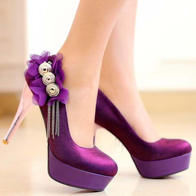 High Heel Pumps. Purple high heels shoes 2019: high heels,  High-Heeled Shoe,  Court shoe,  Stiletto heel,  High Heel Ideas,  Best Stilettos Ideas,  Wedding Shoes,  Platform shoe  