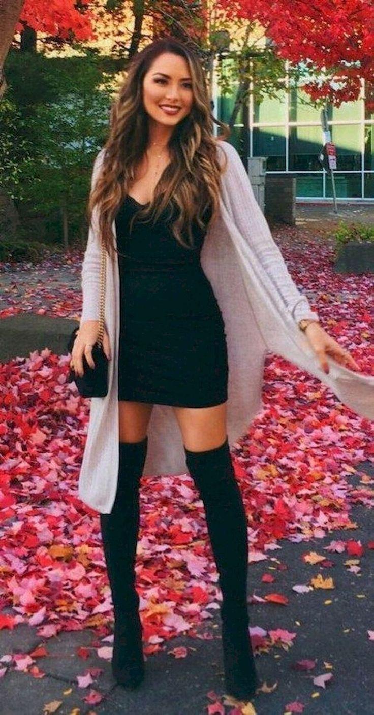 sexy dress and boots