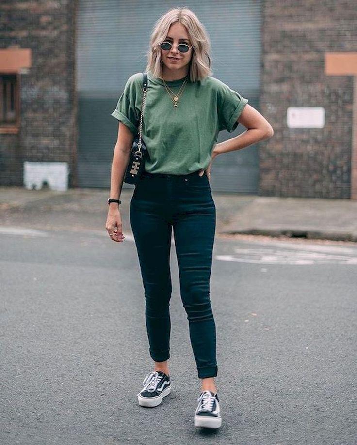 olive green vans shirt