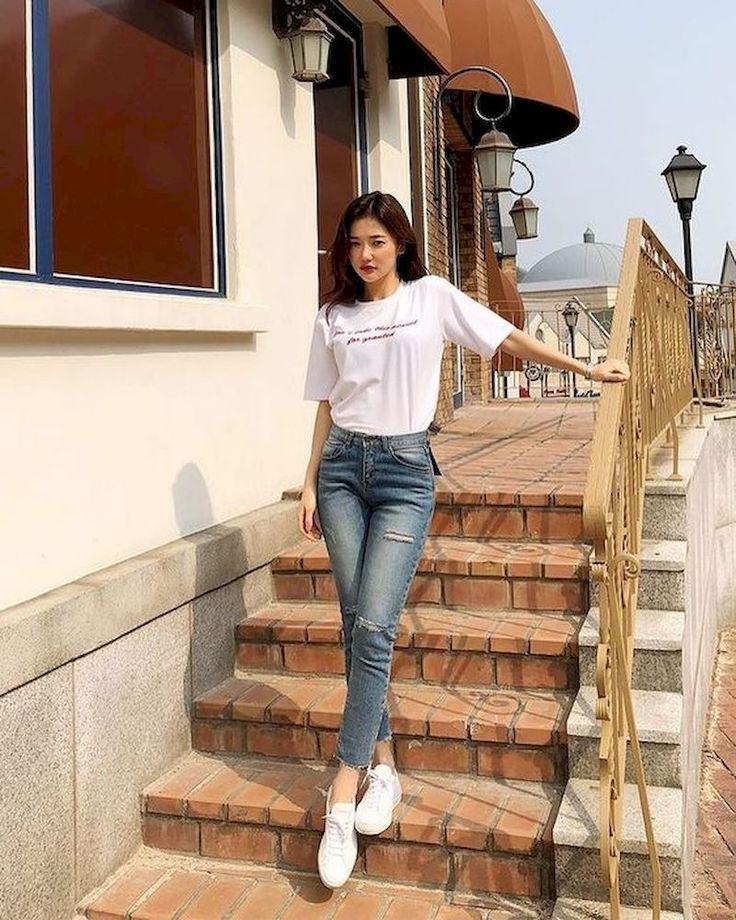 Casual outfits Korean language, Casual wear: Girls Work Outfit  