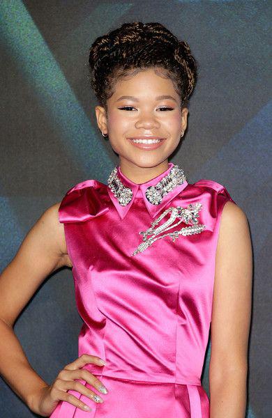 Storm Reid Photos Photos: 'A Wrinkle In Time' European Premiere - Red Carpet Arrivals: Child actor,  Storm Reid Red Carpet Fashion,  Oprah Winfrey,  Levi Miller  