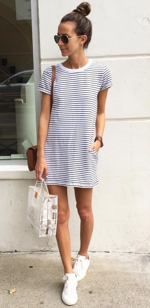 white shirt dress outfits