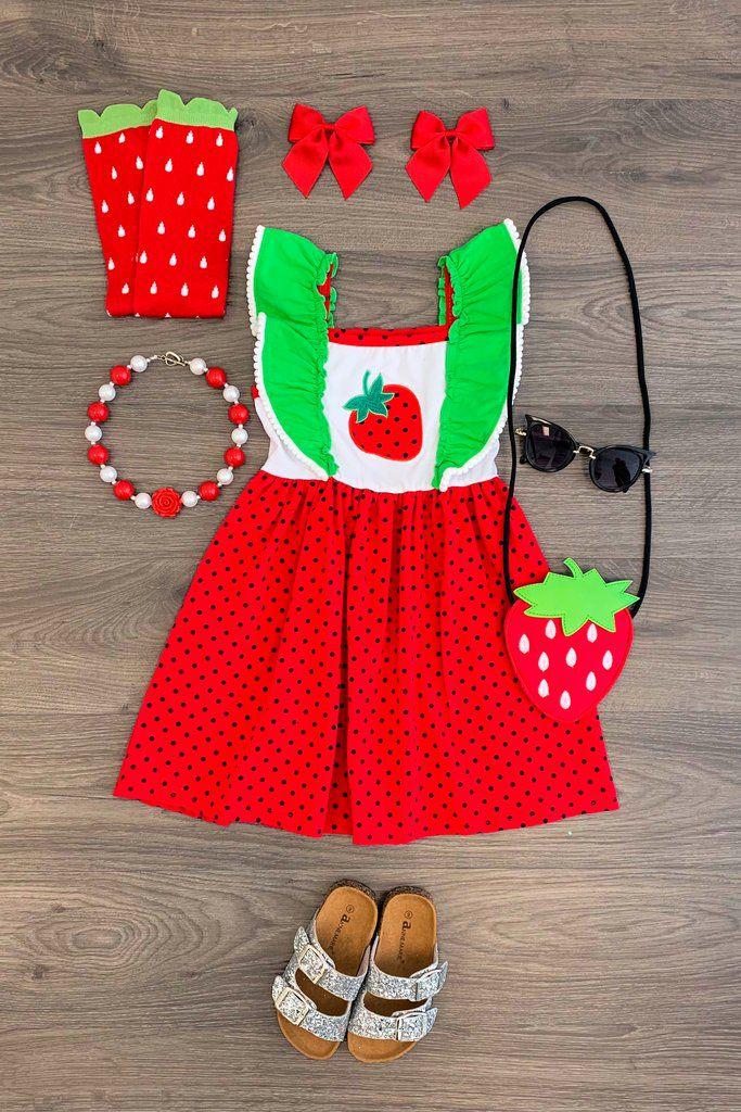 Sweet Strawberry Dress: 