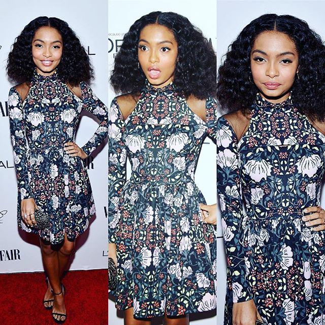 The many faces of one, Yara Shahidi ✨  Thank you @lorealmakeup & @vanityfair...: 