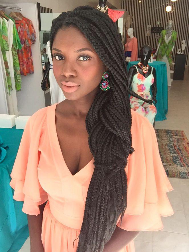 Black Girl Long hair, Box braids: Afro-Textured Hair,  Hair Color Ideas,  African hairstyles,  Black Hairstyles,  Hair Care  