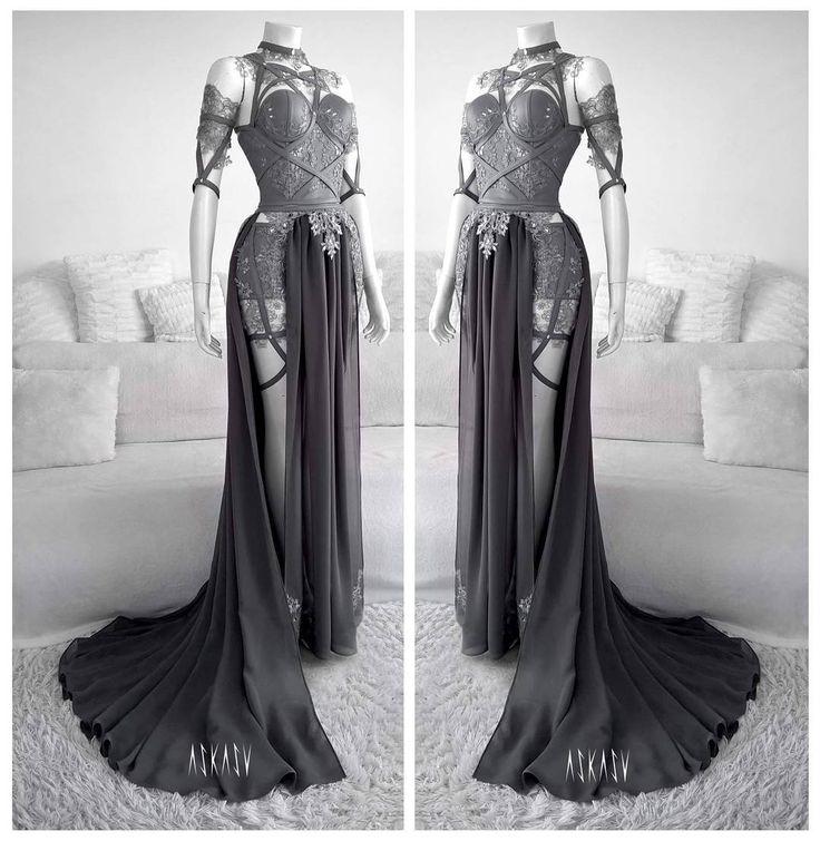 Gothic fashion, Wedding dress - dress, clothing, fashion, lace: party outfits,  Cocktail Dresses,  Long Dress,  Gothic fashion,  Goth dress outfits  
