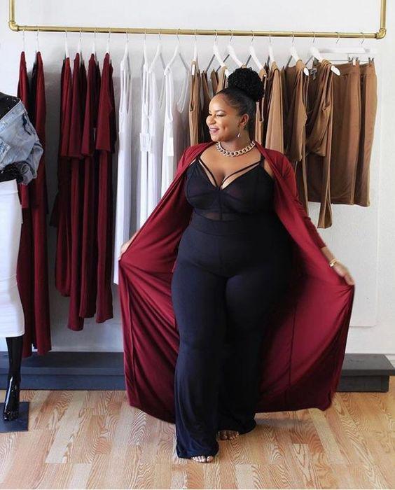 fashion nova plus size sweater dress with boots