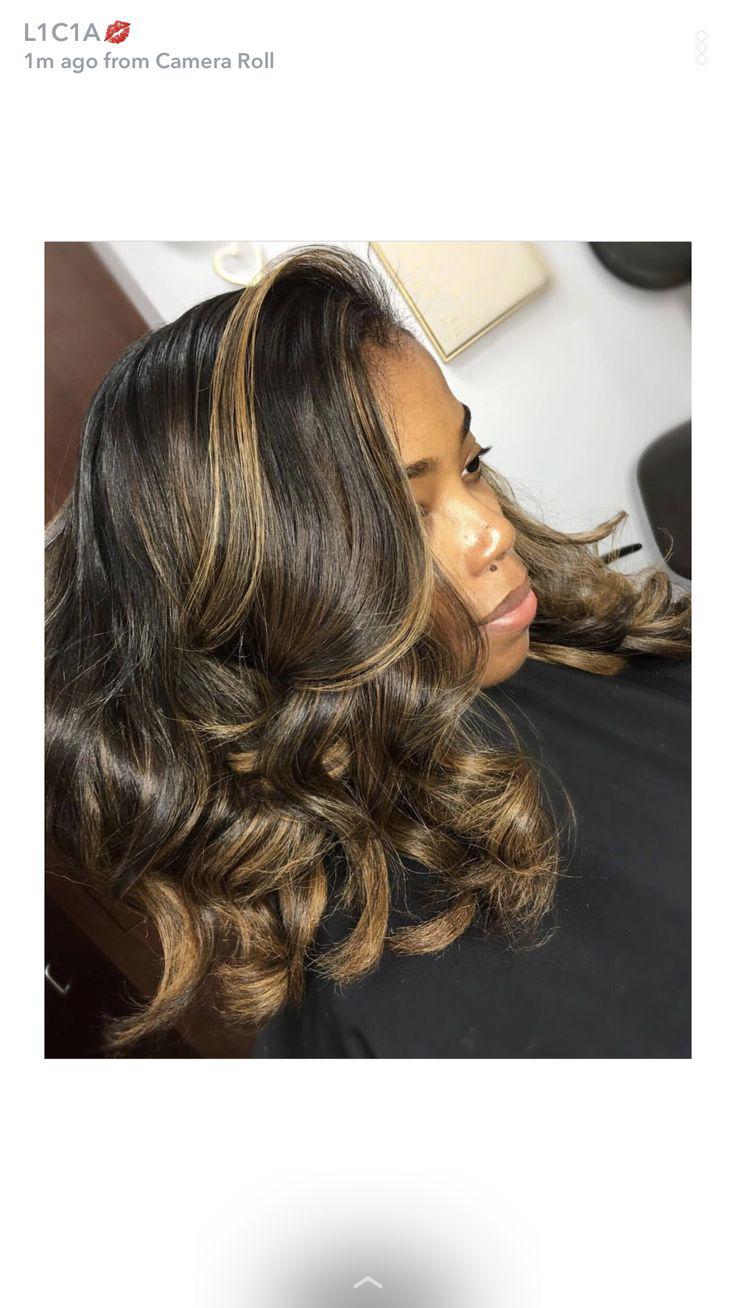 Human hair color. Black Girls Hair highlighting, Afro-textured hair: 