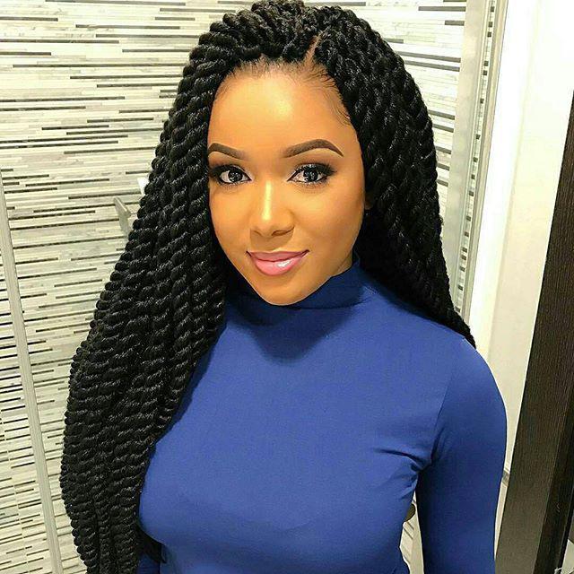 Black Girl Crochet braids, Hair twists: Crochet braids,  Crochet Hair,  African hairstyles,  Black Hairstyles,  Synthetic dreads  