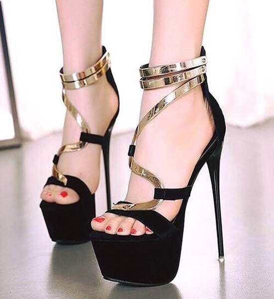 so elegant, it can wear with dress for party or even can wear it with shorts or skirts will all make you shinning and eye-catching: High-Heeled Shoe,  Stiletto heel,  High Heel Ideas,  Best Stilettos Ideas,  Peep-Toe Shoe,  Wedding Shoes  