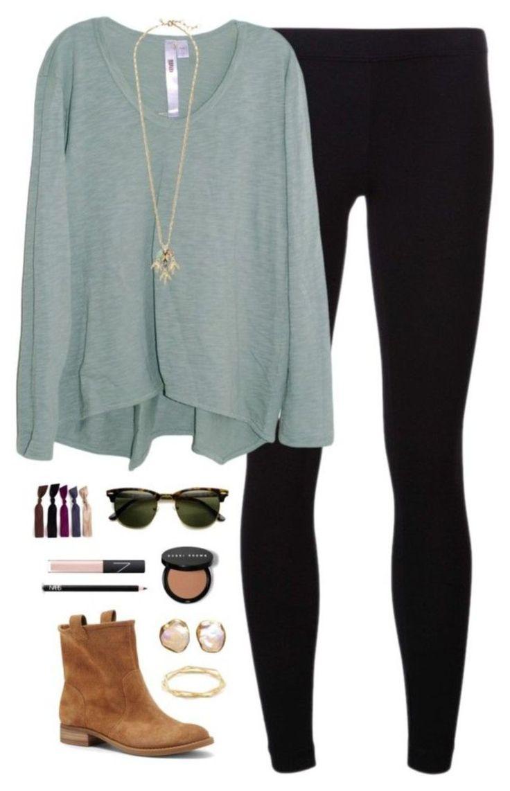 cute outfits with black leggings