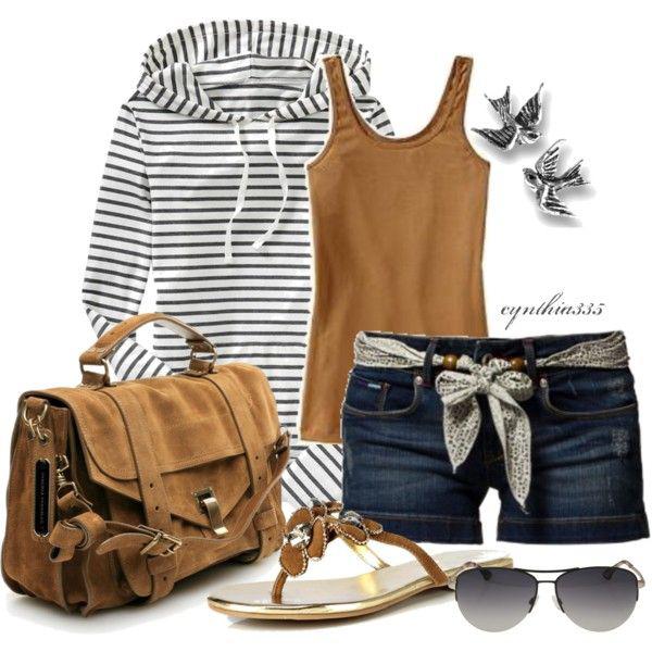 Polyvore Summer Casual wear: summer outfits,  Polyvore Outfits Summer,  Jeans Outfit  