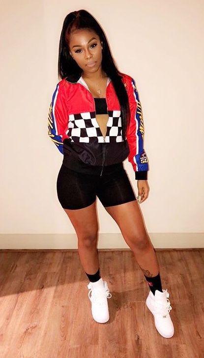 Baddie Outfits Casual wear, Street fashion: Black girls,  Sports shoes,  Baddie Outfits,  School uniform  