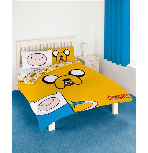Adventure Time Single Reversible Duvet Cover Set: Bedding For Kids,  Bed Sheets  