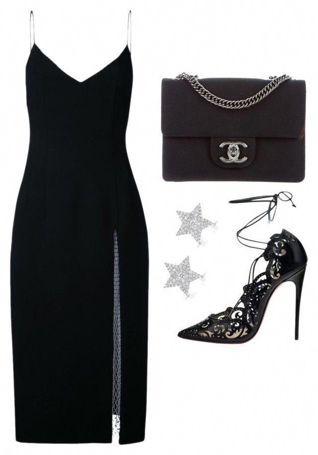 Little black dress, Little Mistress, Cocktail dress: Bodycon dress,  Christian Louboutin,  Polyvore Party Dress  