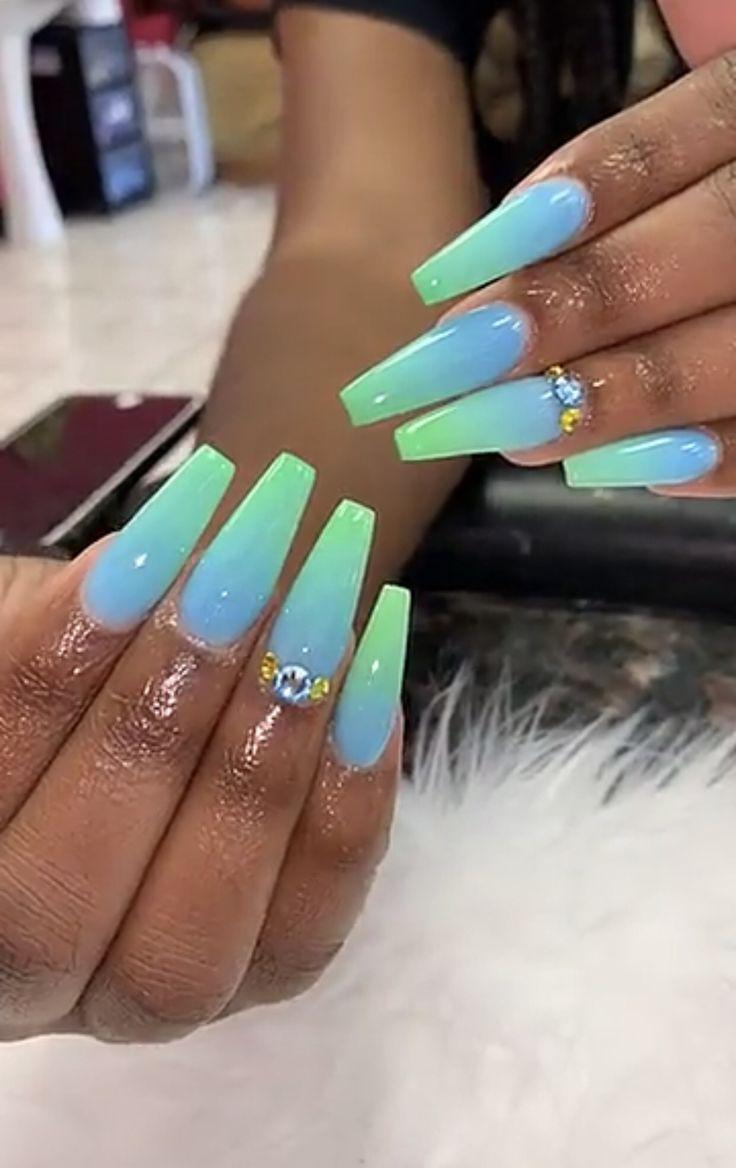 Bold Nails Acrylic for Black Women