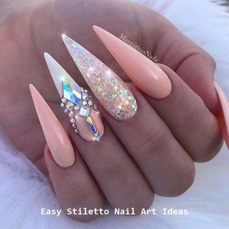 Peach Nails Nail Art Artificial Nails On Stylevore