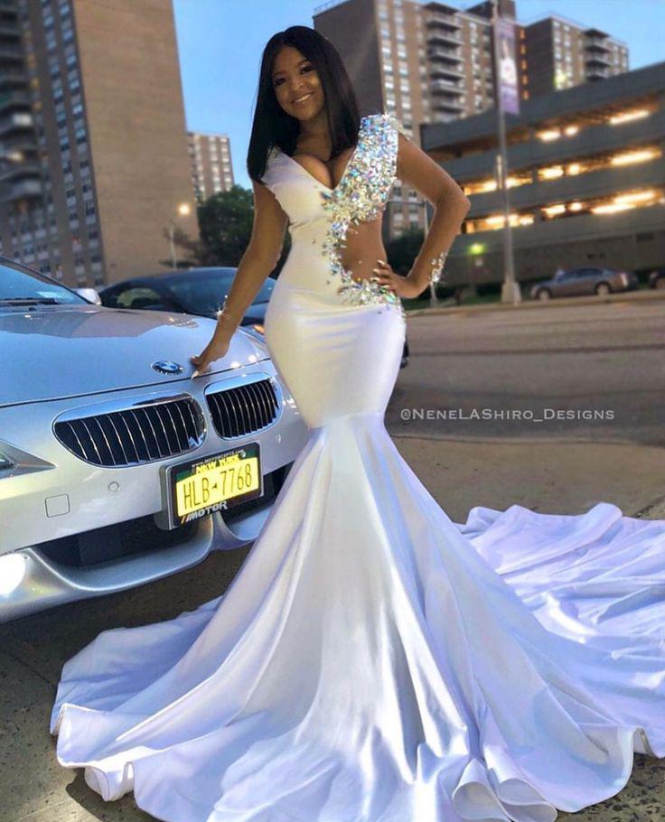 Mermaid prom dresses 2019: Backless dress,  Wedding dress,  Mermaid Prom!  