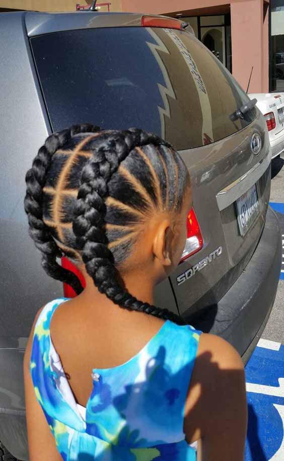 braids hairstyles for little girls on Stylevore