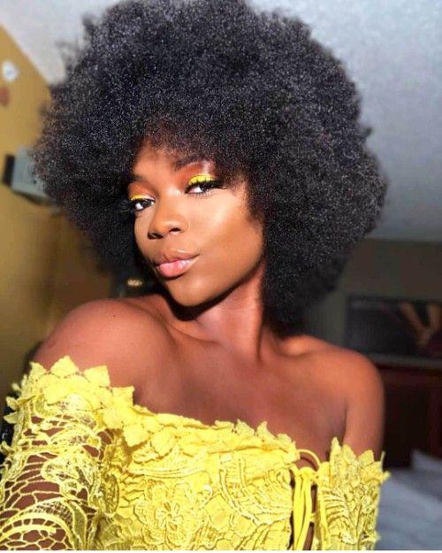 Black Girl Jheri Curl Afro Textured Hair On Stylevore 