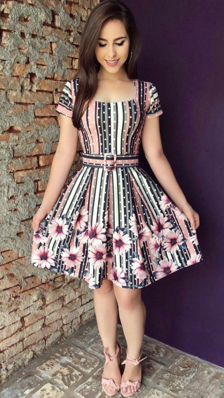 Moda 2019 vestidos, Outfit Casual wear, dress on Stylevore
