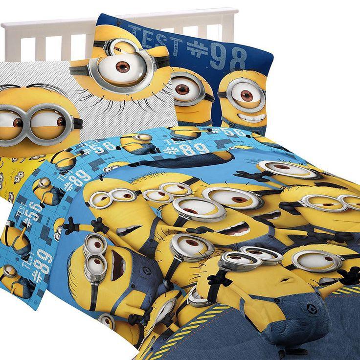 Despicable Me 2, Despicable Me, Franco MFG: Bedding For Kids,  Bed Sheets,  Minion Bedding  