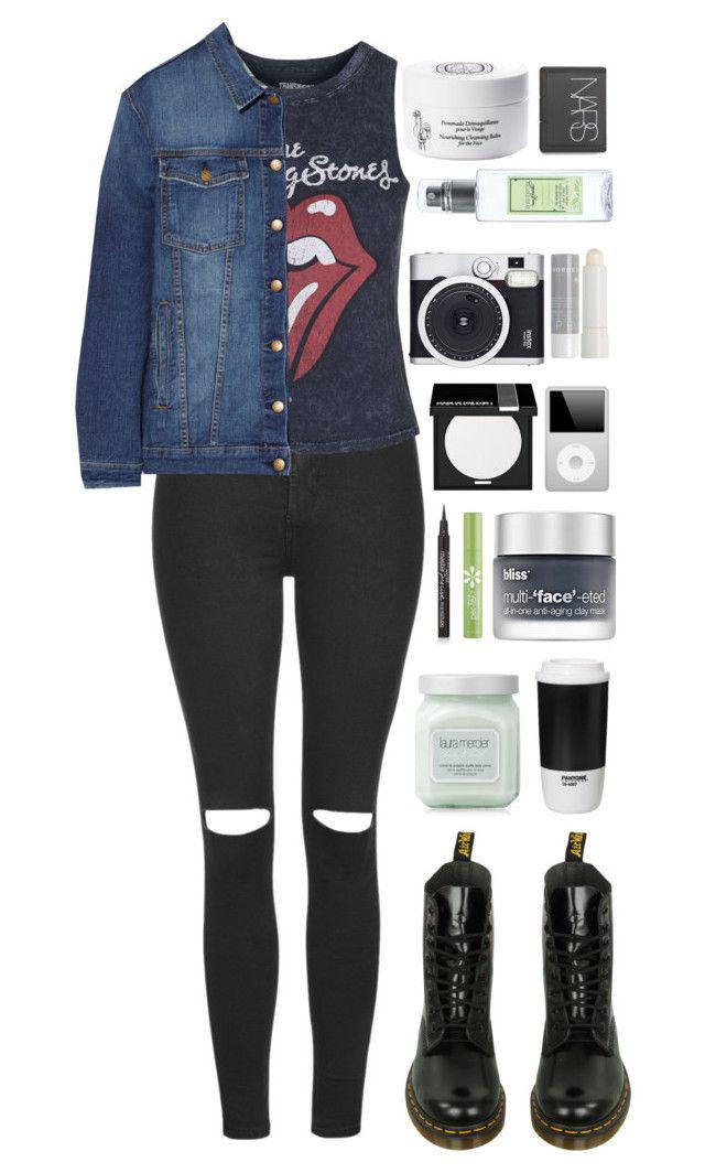 Cute Casual Polyvore Outfit For Christmas Party.: Ankle Boots,  Denim jacket,  Polyvore Dresses  