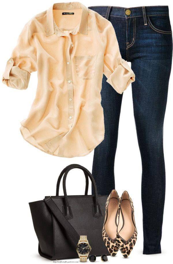 Put Together Outfits, Polyvore Summer Casual wear, Ballet flat on Stylevore