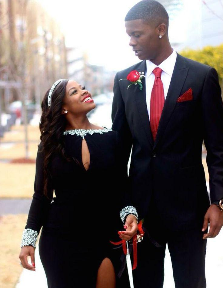 Black Couples, Wedding Outfits, Formal wear: Backless dress,  Black Couple,  Black Couple Wedding Outfits  