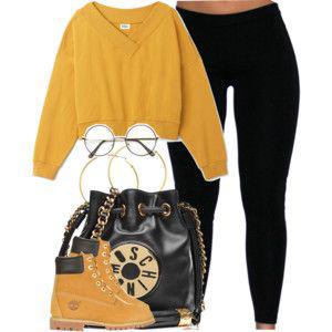 The Timberland Company, Baddie Casual wear, Lazy Oaf: Long-Sleeved T-Shirt,  Baddie Outfits  