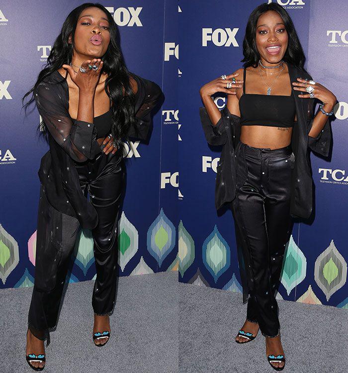 Television Critics Association, Keke Palmer, Lea Michele: Black Celebrity Fashion,  Celebrity Outfit Ideas  