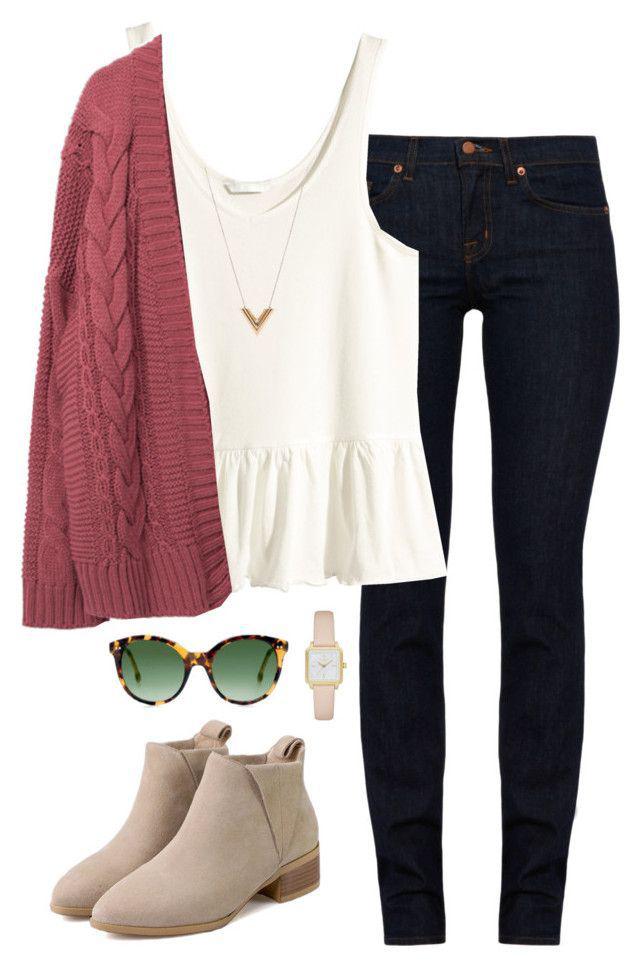 Cute Casual Work Outfit For Teenage Girls: Polyvore Outfits 2019  