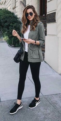 Casual outfits ideas with leggings for girls: 