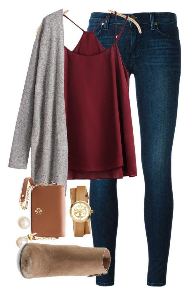 Cute Casual Outfit For A Date.: Blue Denim,  Red Outfit,  Polyvore Dresses  