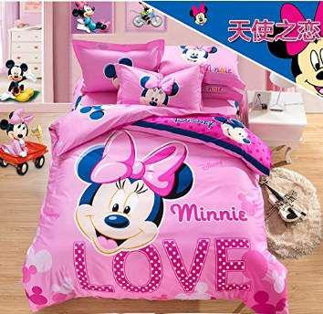Minnie Mouse, Mickey Mouse - comforter, bedding, bed, mouse: Bedding For Kids,  bedding set,  Toddler Bedding,  Bed Sheets  