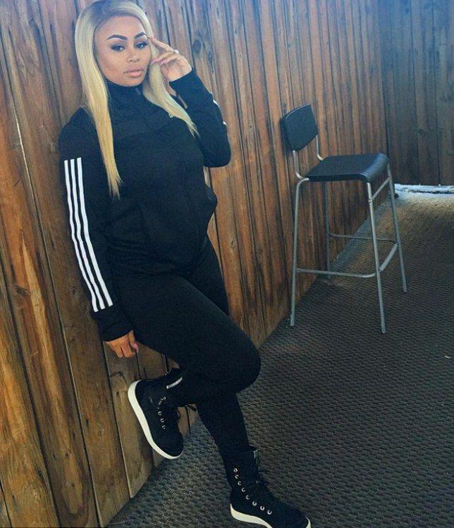 Blac Chyna, Linda Ikeji - model, sweatshirt, photograph,: Kim Kardashian,  Rob Kardashian,  Blac chyna,  Black Celebrity Fashion  