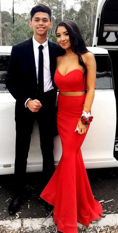 Mermaid Prom Dress, Homecoming Outfits #Couple Wedding dress, Evening gown: Cocktail Dresses,  Sheath dress,  Prom Dresses,  party outfits,  Prom Suit,  Red Gown  