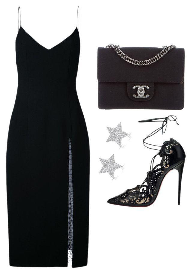 Little black dress, Cocktail dress, Little Mistress: Romper suit,  Bodycon dress,  Christian Louboutin,  Polyvore Party Dress  