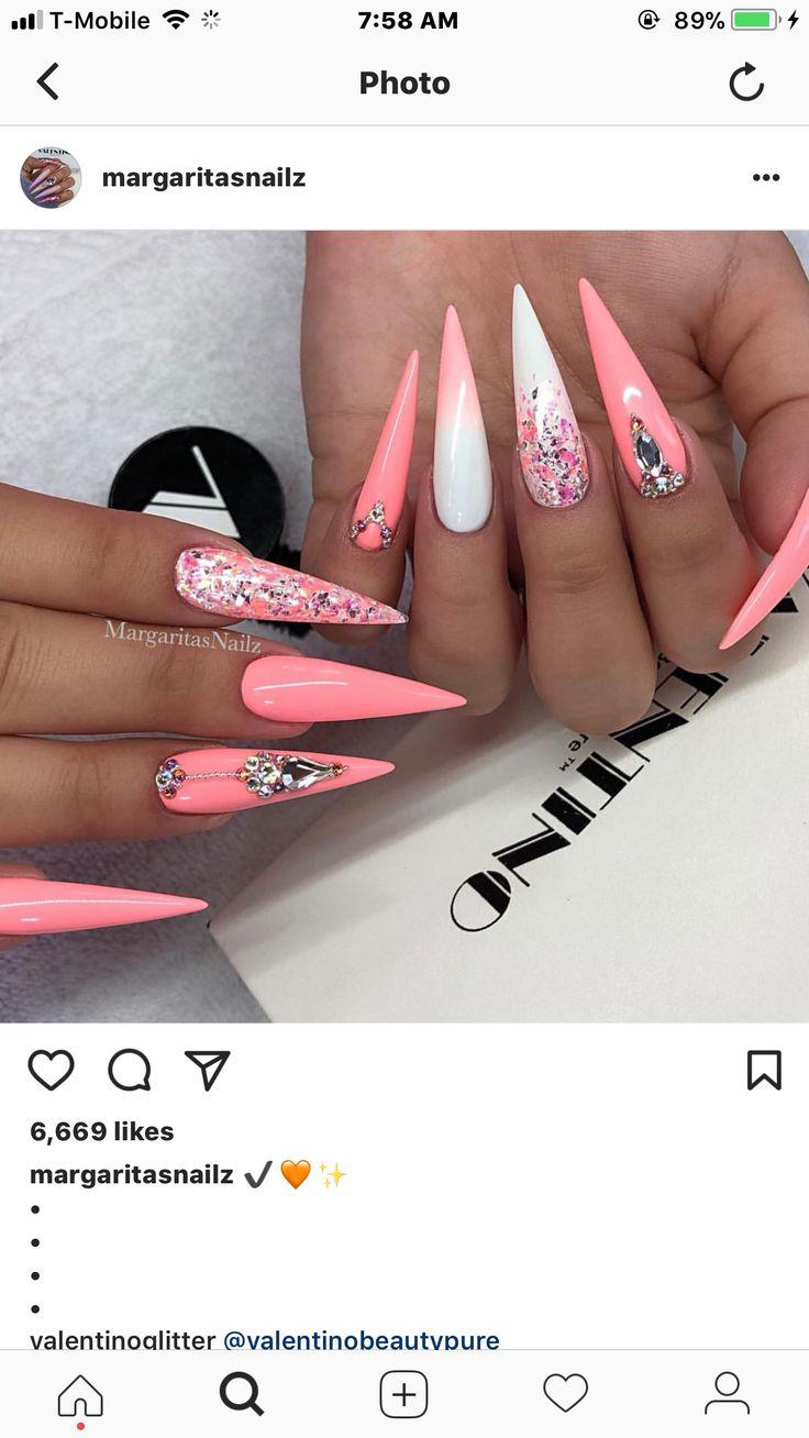 Stiletto Nail Ideas Top 2019 Nail Designs On Stylevore