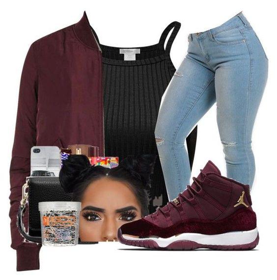 Cute Outfit Idea to Wear with Jordans: Jordan Fisher,  Black girls,  Black Swag Outfits,  jordans  