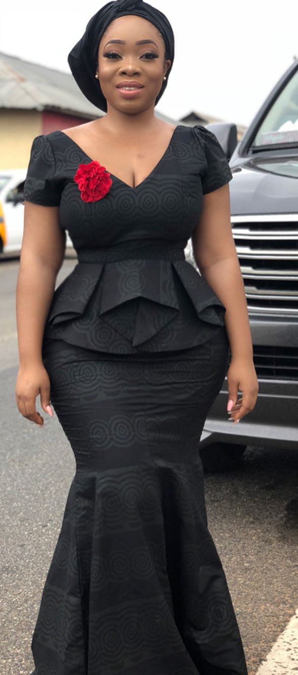 Kaba and slit styles: Clothing Accessories,  Aso ebi,  Kente cloth,  Ankara Long Gown  