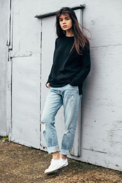 Boyfriend jeans outfit tomboy: Mom jeans,  College Outfit Ideas,  Boyfriend Jeans  